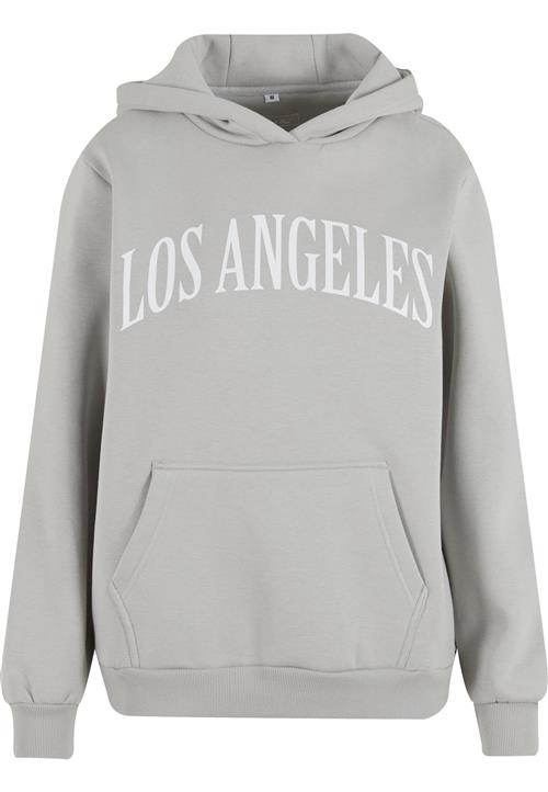 Miss Tee Sweatshirt 'Los Angeles'  grå / hvid