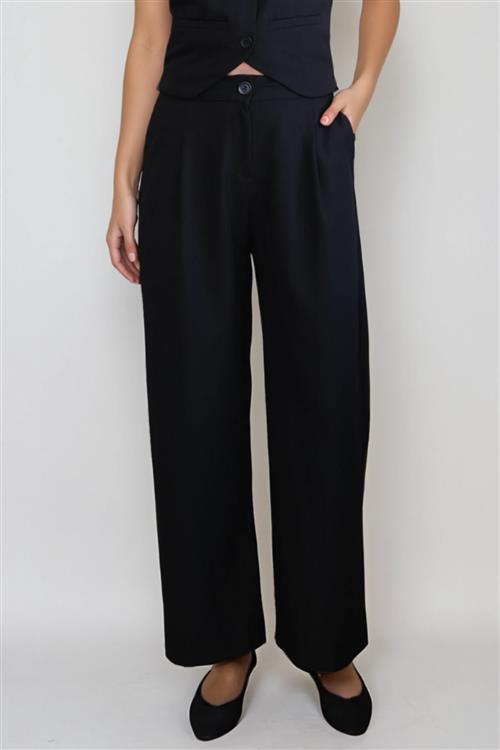 Natalie Pants - Sort - L - TeeShoppen