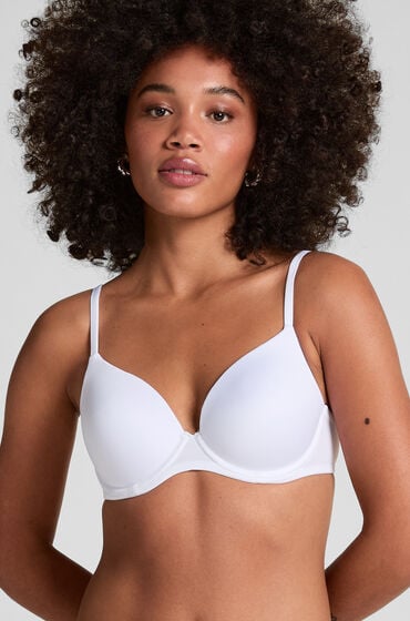 Hunkemöller Formstøbt bøjle-bh Super Soft hvid