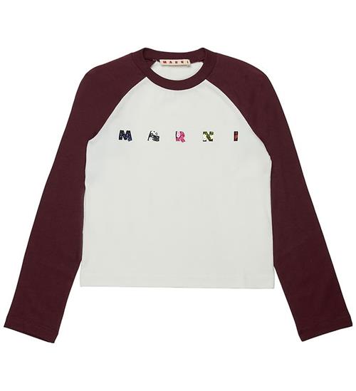Marni Bluse - Berry Jam/Hvid