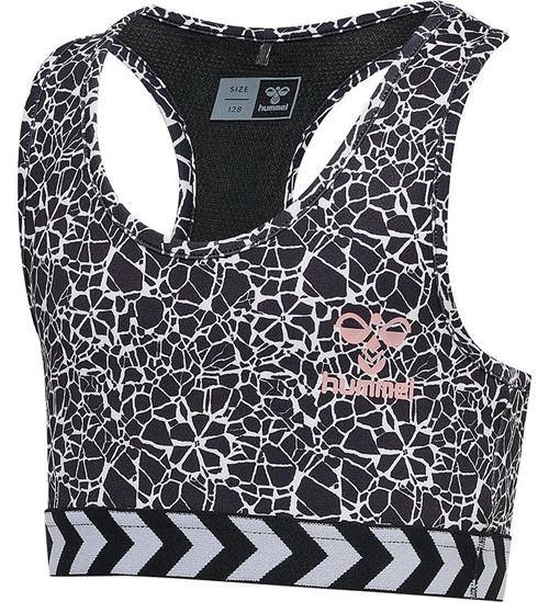 Se Hummel Sports Top - hmlMimmi - Sort/Hvid ved KidsWorld