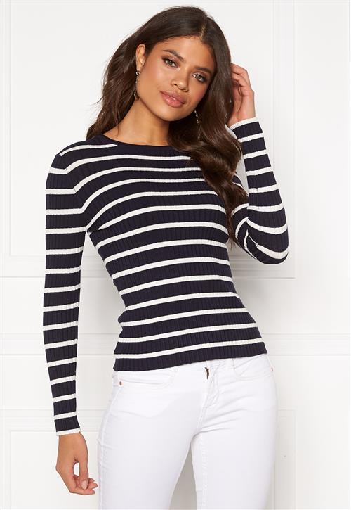 ONLY Natalia Stripe L/S Rib Pullover