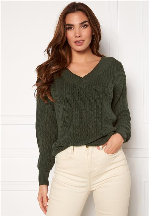 ONLY Melton Life L/S V-Neck Pullover