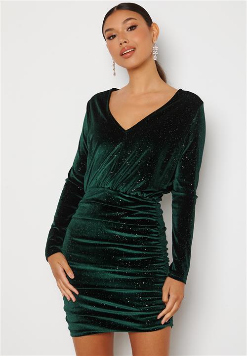 BUBBLEROOM Hillie sparkling velvet dress
