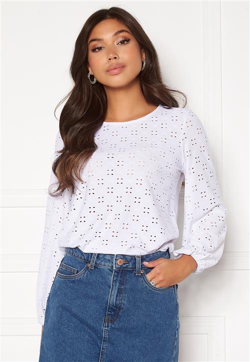 VILA Tressy Detail O-Neck Top