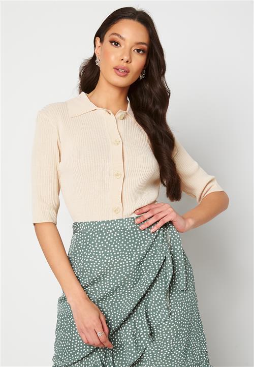 SELECTED FEMME Ally SS Knit Poloneck