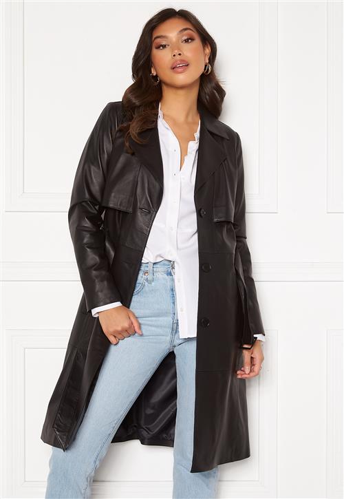 JOFAMA Jill Leather Trench Coat