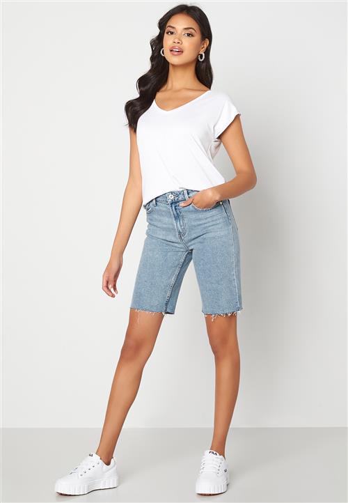 ONLY Emily HW Long Shorts Raw