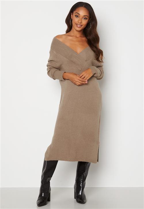 VILA Madelia V-Neck L/S Knit Dress