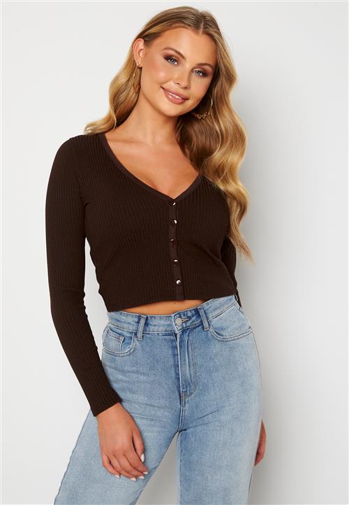 BUBBLEROOM Lovis rib cardigan