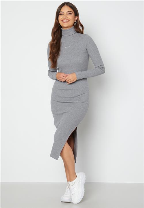 Calvin Klein Jeans Micro Branding Roll Neck Dress