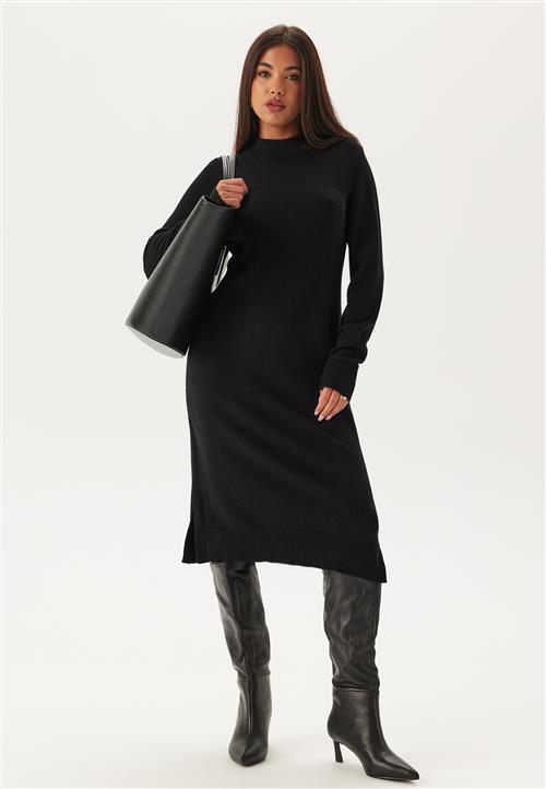 VILA Viril Crew Neck Midi Dress