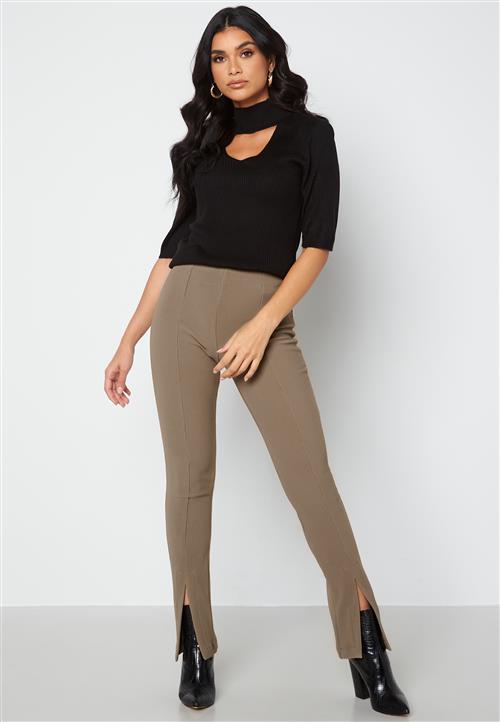 ONLY Leonie HW Front Slit Rib Legging