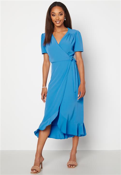 John Zack Short Sleeve Wrap Dress