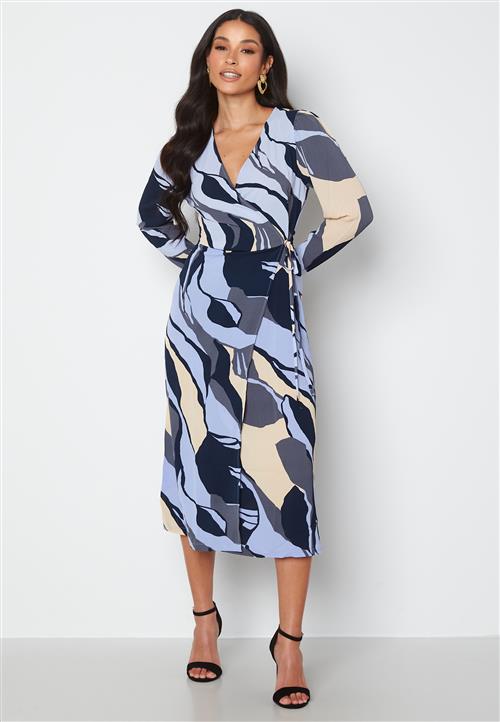 Pieces Catalina LS Wrap Dress