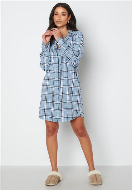 BUBBLEROOM Stacy flannel night shirt