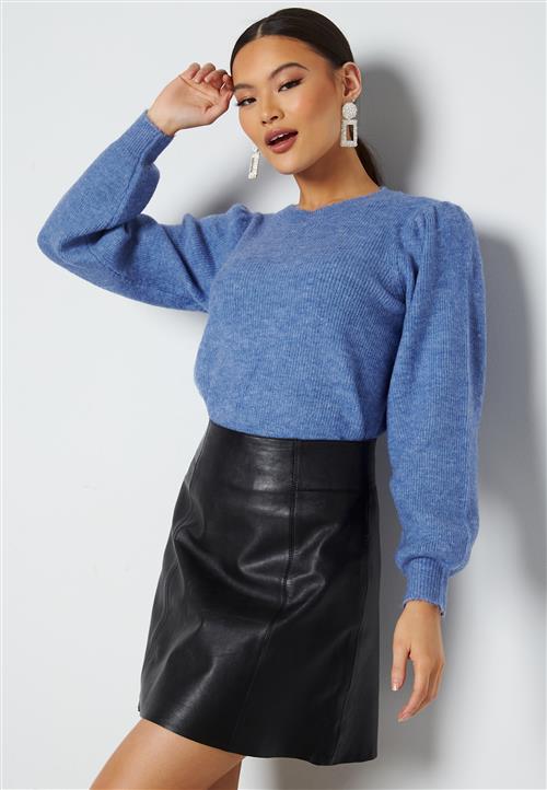 VERO MODA Lefile LS O-Neck Puff Blouse