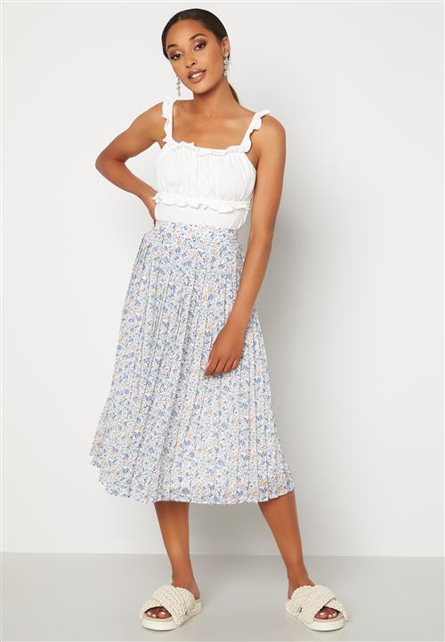 VILA Blossoms Plisse Skirt