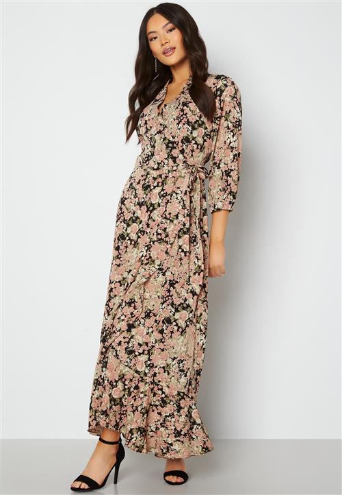 Object Collectors Item Papaya 3/4 Wrap Long Dress