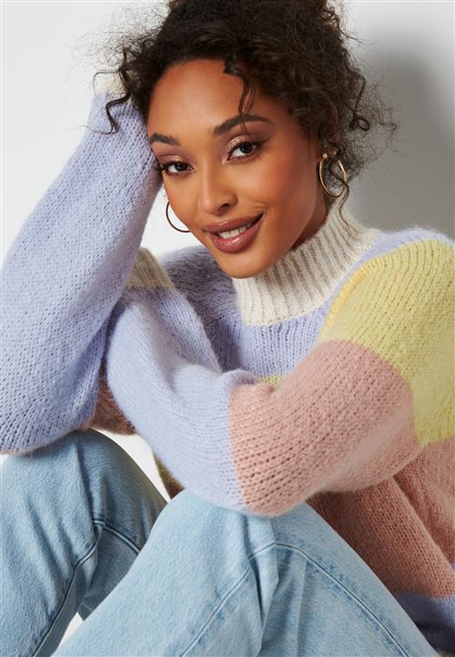 Pieces Oline LS O-Neck Knit