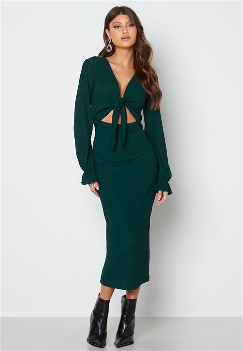 BUBBLEROOM Lillia front tie dress