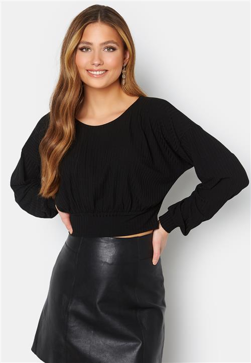BUBBLEROOM Nicolina long sleeve tie top