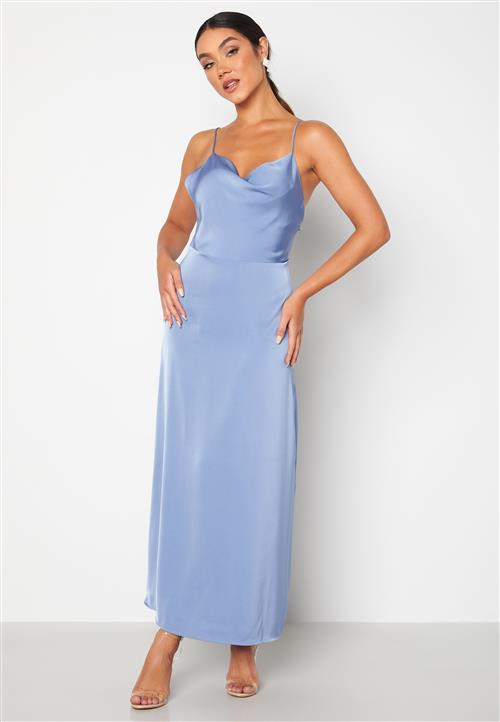 VILA Ravenna S/L Deep Back Ankle Dress