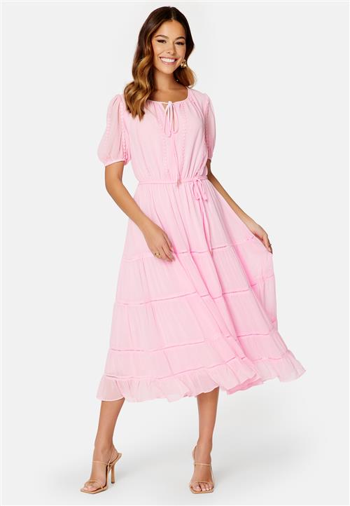 FOREVER NEW Lace Insert Midi Dress
