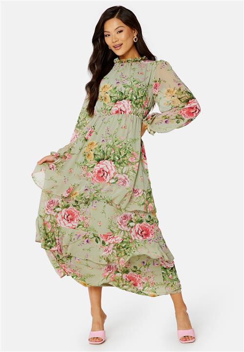 VILA Ura Layer Ruffle Dress