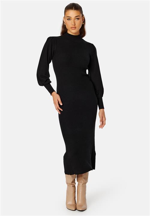 VILA Luciana L/S high neck knitt dress