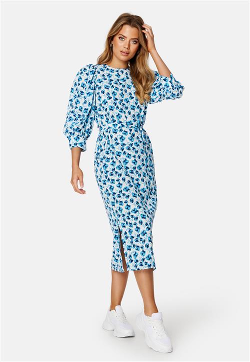 ONLY Zoe Flower 3/4 Puff Calf Dress