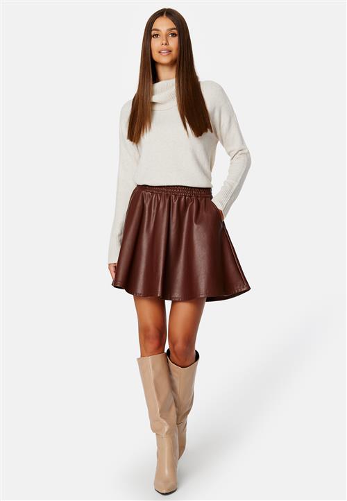 VILA Dagmar RW Coated skater skirt