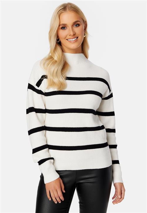 VILA Ril Mockneck L/S Knit Rib Top