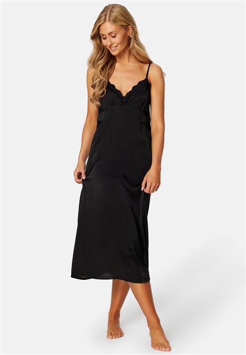 ONLY Ghita S/L Satin Lace Nighgown