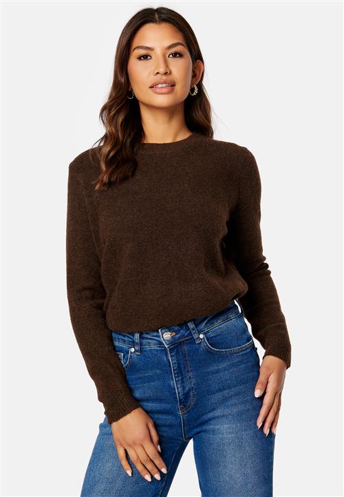 Pieces Janita LS O-Neck Wool Knit