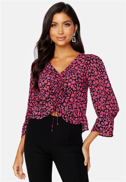 VERO MODA Lyla 3/4 V-Neck Rouching Top