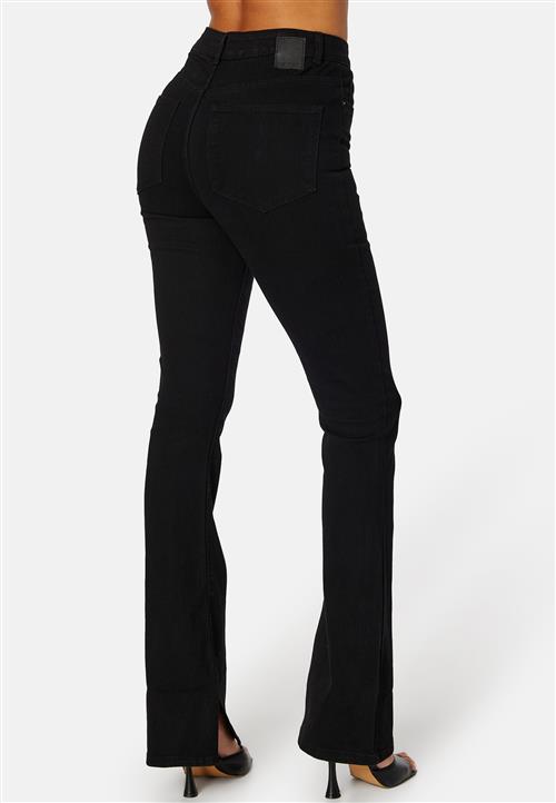 Pieces Peggy HW Flared Slit Jeans