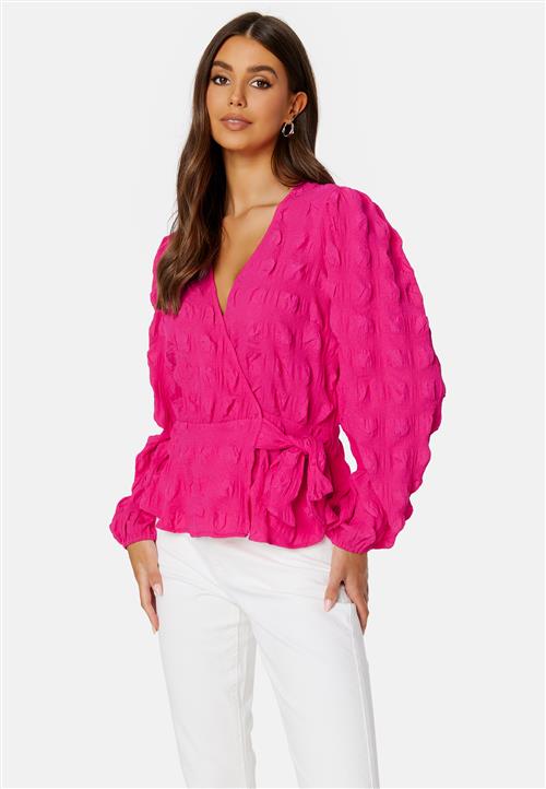 BUBBLEROOM Triniti wrap blouse