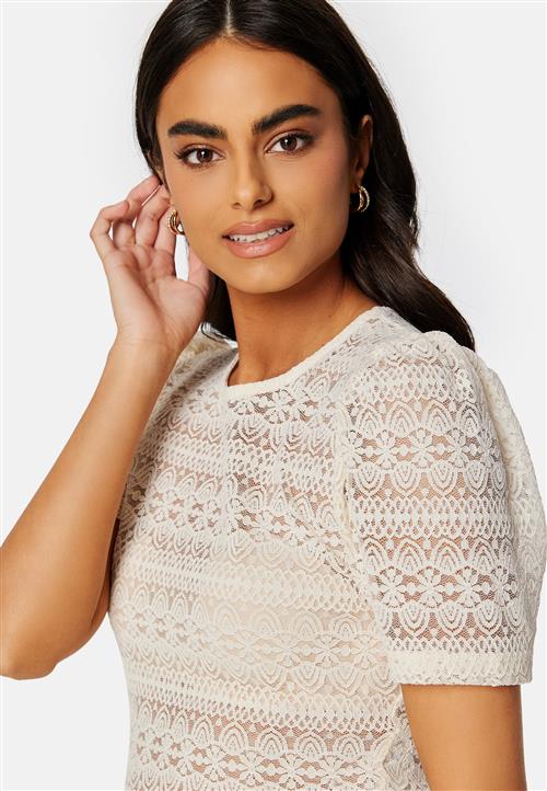 VILA Chikka Puff O-Neck S/S To