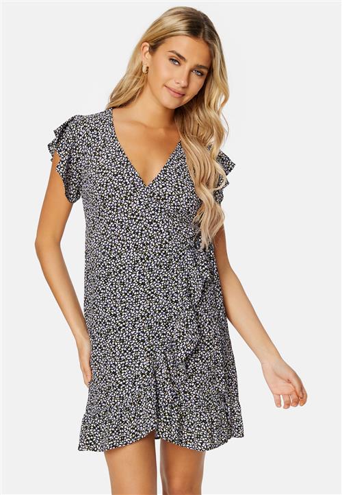 VILA Fini Wrap S/S Short Dress