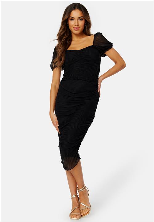 BUBBLEROOM Zia Pleated Mesh Top