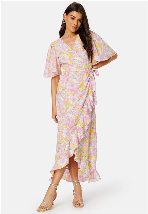 VERO MODA Emma Henna Long Wrap Dress