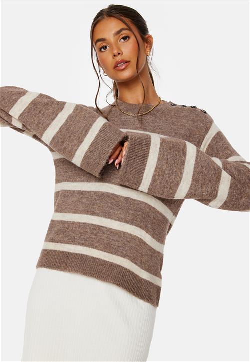 VERO MODA Lefile LS O-neck Button Pullover