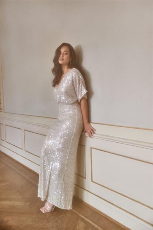 Bubbleroom Occasion Sequin S/S Gown