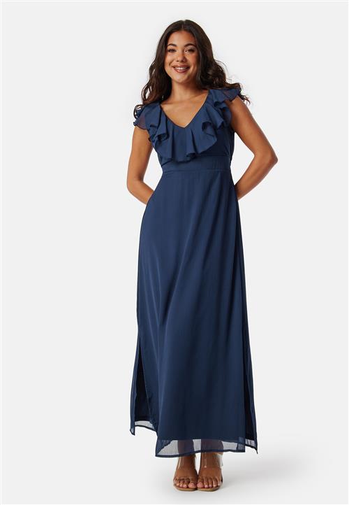 Se VILA Vifalia V-neck Long Dress ved Bubbleroom