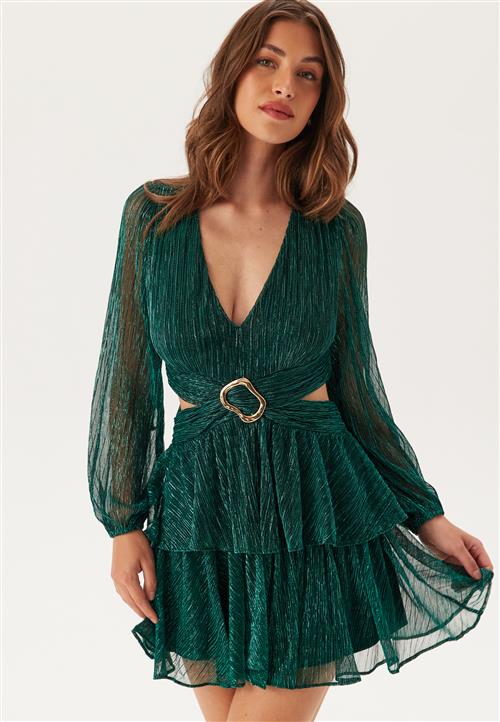 FOREVER NEW Donna Plisse Mini Dress