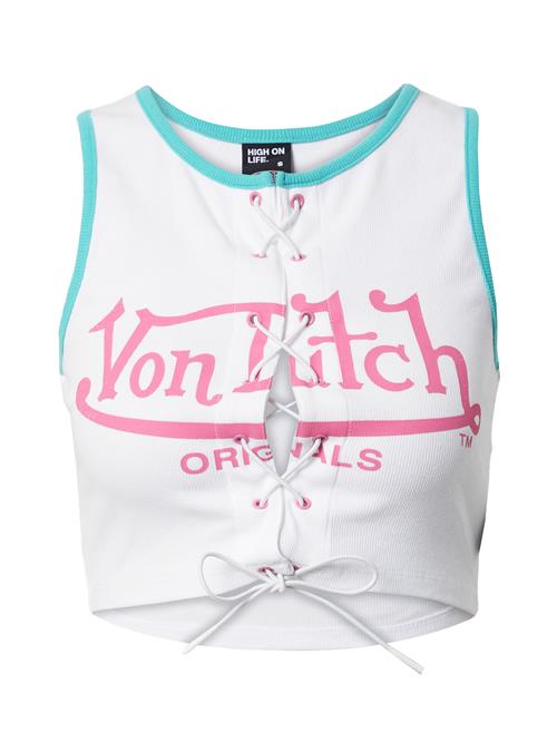 Se Von Dutch Originals Overdel 'Sunny'  aqua / pink / hvid ved About You