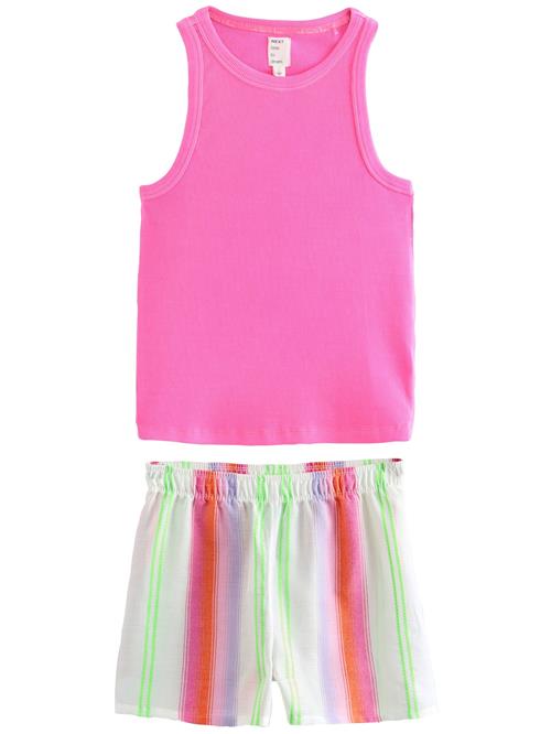Next Shorty  lilla / orange / pink / hvid