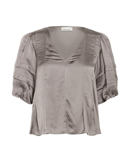 KAREN BY SIMONSEN Bluse 'Amelia'  mørkebeige