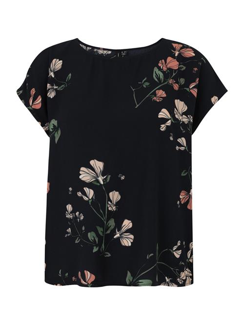 Vero Moda Petite Bluse 'VMNEWHALLIE'  natblå / jade / gammelrosa